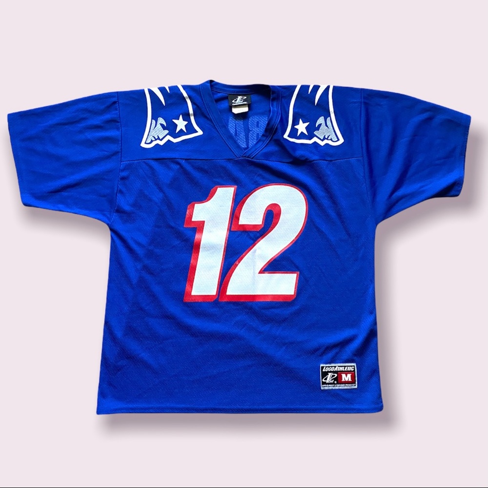 90s VINTAGE “TOM BRADY 12” NEW ENGLAND PATRIOTS JERSEY